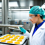 **

"A professional food safety expert, fully clothed in appropriate lab attire, inspecting a modern food processing plant. HACCP implementation in progress. Clean environment, stainless steel equipment, bright lighting. Perfect anatomy, correct proportions, natural pose, safe for work, appropriate content, fully clothed, professional."

**