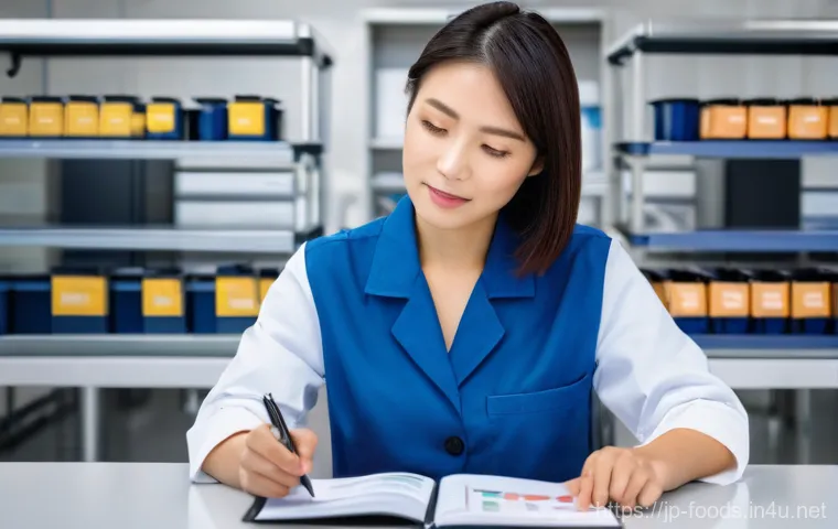 식품위생관리자 연봉협상 팁 - **Prompt 1: Reflecting on Accomplishments for Career Confidence**
    "A confident Japanese woman in...